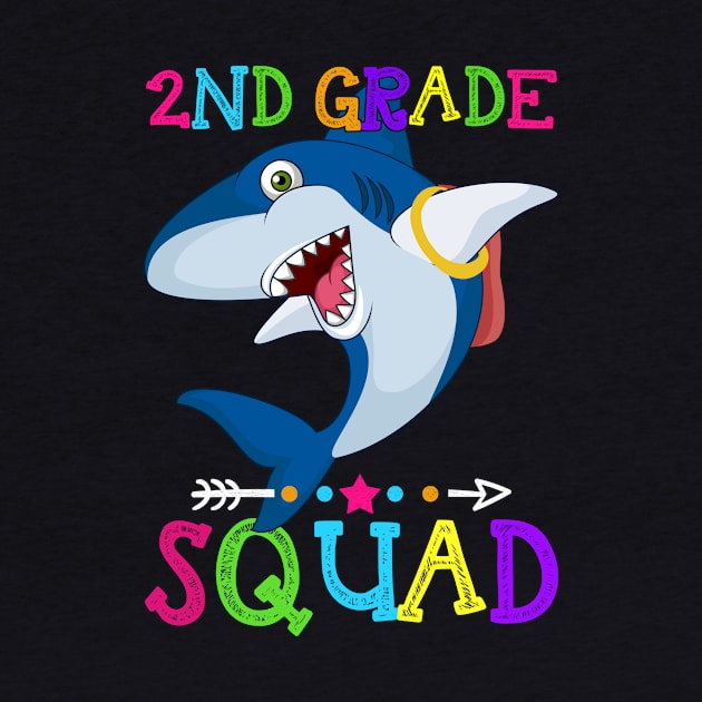 Shark Team 2nd Grade Squad Teacher Back Day School by kateeleone97023